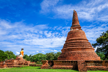 Image showing Wat Lokaya Sutharam temple, Ayutthaya, Thailand