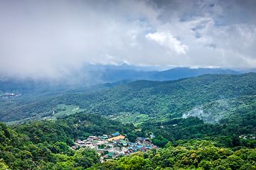 Image showing Doi Pui Mong hill tribe village landscape, Chiang Mai, Thailand