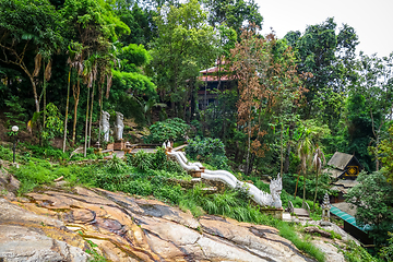 Image showing Wat Palad temple buildings, Chiang Mai, Thailand