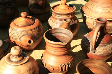 Image showing earthenware on sale