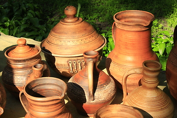 Image showing earthenware on sale