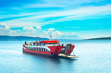 Image showing Bali Java ferry boat, Indonesia