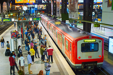 Image showing Hamburg Central Railway station Germany