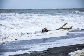 Image showing jade beach Hokitika, New Zealand