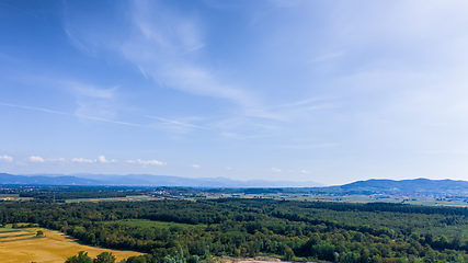 Image showing aerial view of Kaiserstuhl area south Germany