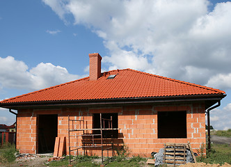 Image showing Unfinished home