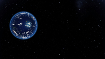 Image showing Planet Earth done with NASA textures