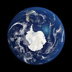 Image showing Earth South Pole done with NASA textures