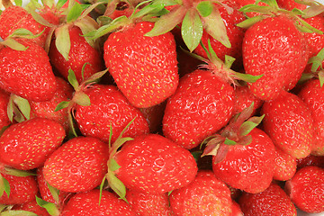 Image showing Strawberry background