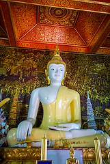 Image showing Buddha statue, Wat Buppharam temple, Chiang Mai, Thailand