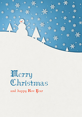 Image showing Merry Christmas child card