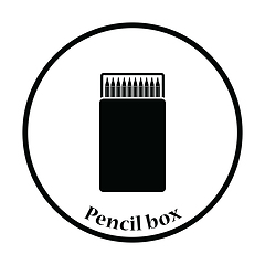 Image showing Pencil box icon