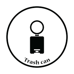 Image showing Trash can icon