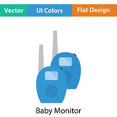 Image showing Baby radio monitor icon