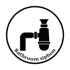 Image showing Bathroom siphon icon