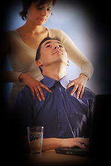 Image showing A massage