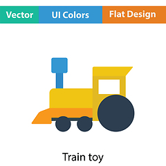 Image showing Train toy icon