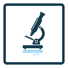 Image showing Icon of School microscope