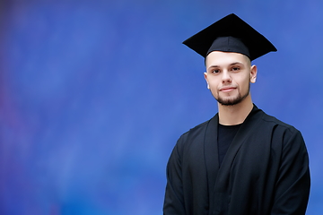 Image showing portrait of the student on graduation day