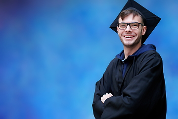 Image showing portrait of the student on graduation day