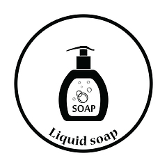 Image showing Liquid soap icon