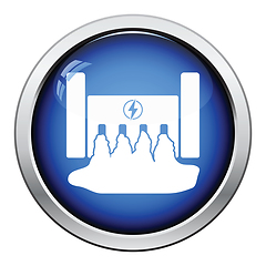 Image showing Hydro power station icon