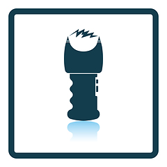 Image showing Stun gun icon