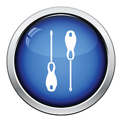 Image showing Icon of screwdriver