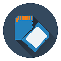 Image showing Memory card icon