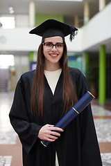 Image showing portrait of student during graduation day