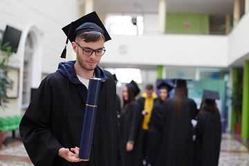 Image showing portrait of student during graduation day