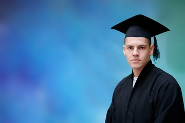 Image showing portrait of the student on graduation day