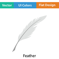 Image showing Writing feather icon