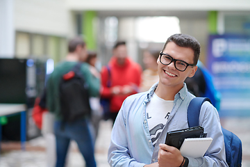 Image showing student using modern technology in school