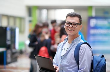 Image showing student using modern technology in school