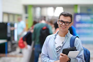 Image showing student using modern technology in school