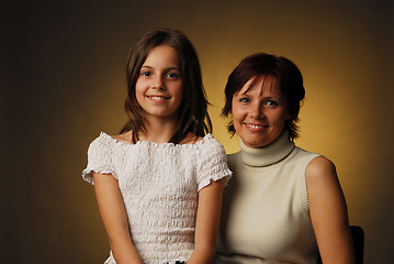 Image showing A mother with her daughter