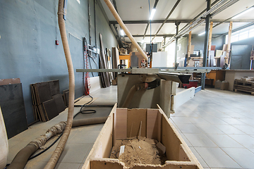 Image showing Production department at a furniture factory