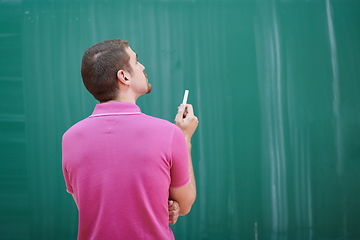 Image showing the student does the task on the board