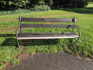 Image showing Bench in park