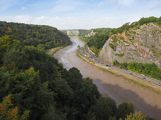 Image showing River Avon Gorge in Bristol