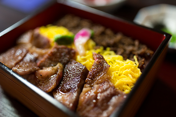 Image showing Beef bowl Japanese food