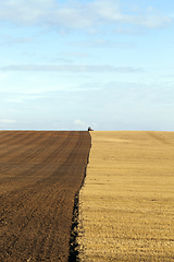 Image showing plowed soil