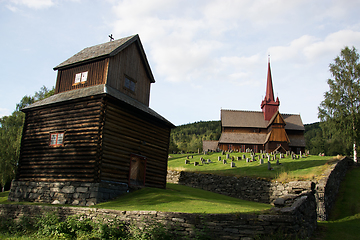 Image showing Ringebu Stave Church, Gudbrandsdal, Norway