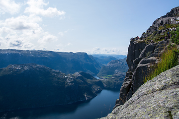 Image showing Lysefjord, Rogaland, Norway