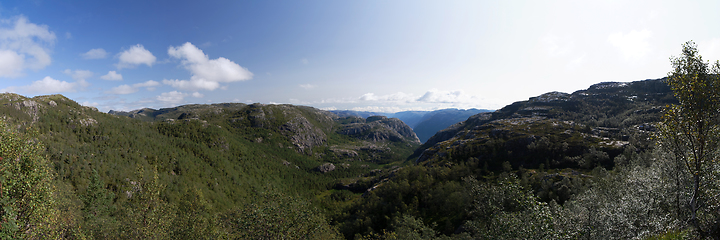 Image showing Way to the Preikestolen, Rogaland, Norway