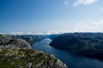 Image showing Lysefjord, Rogaland, Norway