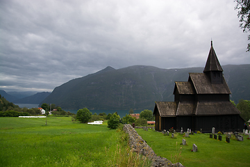 Image showing Urnes Stave Church, Ornes, Norway