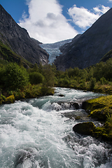 Image showing Briksdalsbreen, Sogn og Fjordane, Norway