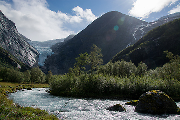 Image showing Briksdalsbreen, Sogn og Fjordane, Norway